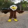 Real Picture Eagle Mascot Kostuum Fancy Outfit Stripfiguur Feestjurk238i