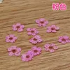 Nail Art Decorations 50Pcs 3D Dried Flowers Sticker Five Petal Flower Colorful Natural Real Dry Decal For Supplies