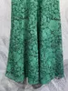 New S-elf Portrait Green Lace Midi Dress Short Sleeve Fit&Flare Dress for Women