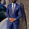 Costumes pour hommes Style africain 2 pièces coupe ajustée pour veste d'affaires formelle avec pantalon personnalisé mariage marié smoking tenue masculine