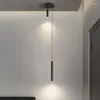 Lampadari Moderno E Minimalista Soggiorno Divano TV Sfondo Muro Con Faretti Camera Da Letto Comodino Sospeso Filo Lampadario