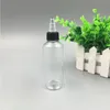 1000Pcs Prezzo di fabbrica 30ml 60ml 100ml 120ml Bottiglie contagocce in plastica trasparente Vendita più calda Bottiglie vuote E liquide Bottiglie PET Ejuice Ciful