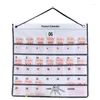 Storage Bags Kitchen Calendar Wall Organizer Small Items Mounted Monthly/Weekly Living Room Bedroom Bathroom