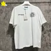 Camiseta Masculina Estilo de Verão Solta Cinza Preto Slogan Estampa Cole Baxton Camiseta 1 Etiqueta Algodão High Street 230718