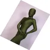 Helkropp Lycra Spandex Catsuit Dark Green S-XXL212V