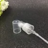 2ml mini şeffaf cam pompa sprey şişesi 2cc doldurulabilir parfüm boş şişe atomizer örnek flakon tepxs