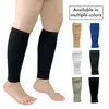 Kvinnors strumpor Legbeauty Sport Compression Calf Sleeves 6 Färg 20-30mmhg Bentryck Sock som kör cyklingvärmare Skyddsstöd