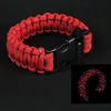 Camping randonnée paracorde d'urgence pour hommes femmes survie Parachute corde boucle Kit bracelets réfléchissants Bangle349A