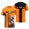 T-shirt pour hommes pour hommes Vêtements Formula 1 Racing Champion Summer New Men T-Shirt 3D Imprimé F1 Team T-shirt surdimensionné Tops amples