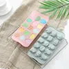 Baking Moulds 15 Grid Cartoon Animal Silicone Mold Cute Panda Elephant 3D Molds Chocolate Children Cake Fudge DIY Tool