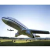スーパークオリティロゴ印刷可能な大型インフレータブル飛行機航空機モデルエアバルーンデコレーションおもちゃスポーツ