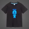 Camisetas SCP Foundation, camiseta fluorescente luminosa para niños, camisetas de manga corta para niños, novedad de verano 2022, ropa de algodón para niños, ropa para bebés x0719