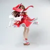 Figurines de dessin animé 41 cm Super taille fille japonaise figurines d'anime projet Touhou Hakurei Reimu Pvc Action Figurine bureau décoration modèle jouets