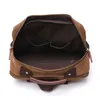 Borsoni Vintage Canvas Zaino Uomo Borsa a tracolla da viaggio di grande capacità Borsa per studenti di moda di alta qualità Zaino per laptop per notebook maschile 230718