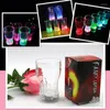 Tasses soucoupes matière plastique brillant à boire clignotant eau tasses Cocktail tasse soda pour fête de mariage