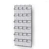 Storage Boxes Wall-mounted Sundries Shoe Organiser Fabric Closet Bag Rack Mesh Pocket Clear Hanging Over The Door Cloth Box