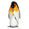 Emaljerad tennkristall bejeweled trinket smycken låda penguin w baby nautical dekoration nyhet gåvor254u