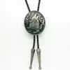 Bolo Ties Western Howling Wolf Bolo Tie Antique Design Cowboy Bolo Tie