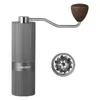 Manuella kaffekvarnar MHW-3bomber Manual kaffekvarn med 24 justerbara inställningar Espresso Maker Rostfritt stål 420 Burr Home Camping Accessories 230718