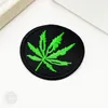 Leaves Size6 0X6 0cm DIY Cloth Patch Badge Embroidered Cute Badges Hippie Iron On Kids Cartoon Patches For Clothes Stickers292U