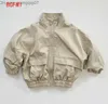 Cappotto Abbigliamento per bambini coreano Autunno 2-9Y Cappotto primaverile Ragazzi Giacca sottile Neonata Protezione solare Cappotti Giacca per bambini Z230720