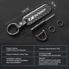 Car Key Custom Carbon Fiber Car Key Holder For Lexus F LFA ISF GSF RCF F SPORT keychain Accessories Zinc Alloy Keyrings x0718