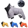 Chien Vêtements Combinaison Hiver Vêtements Pour Animaux Chiot Polaire Chaud Quatre Jambes Salopette Vêtements Pour Petits Moyens Yorkie Chiens Chats Veste Manteaux