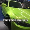 2017 fluorescent lemon Gloss metallic Vinyl Wrap For Car Wrap Film Magic glossy 1080 Union Covering foil Size1 52 20m 5x67ft314Z