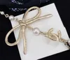 Ny Belt Fashion Design Ladies Luxury Style Bow Pearl Chain Style With Box