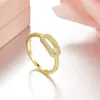 Anneaux de mariage MLKENLY 00% 925 Sterling Silver Activity Stones Finger Ring Haute Qualité Zircone pour les femmes Party Jewelry Gift 230718