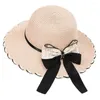 Chapeaux à large bord Lady Beach Hat Sweet Color Matching Light Sun Gardening Headwear