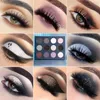 Lidschatten DE LANCI Node Black Lidschatten-Palette Smokey Pigmented Matte Glitter für Augen Pigment Make-up Palette Cute Small Long Lasting 230718