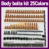 268PCS Moto Carénage Boulons Kit De Vis Complet Pour HONDA NSF 100 NSF-100 NSF100 06 07 08 09 10 2006 07 2008 2009 2010 Complet MOT224T