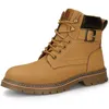 Bottes Travail Hommes Chaussures de sécurité High Top Indestructible Male Anti-Smash Sneakers Steel Toe