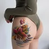Tatuaje temporal a prueba de agua pegatina Flash tatuajes Lotus cuerpo arte brazo falso Tatoo mujeres hombres
