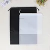 Gift Wrap 50pcs/Lot Receive Custom Draw String Non-woven Fabric Cover Dust-proof Transparent Trip Beam Backpack PARTY Bag