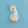 Resin Fridge Magnets 3D Simple Creative Cartoon Cute Crooked Neck Duck Creative Gift