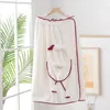 Towel Drop Bath Household Women Wearable Wrap Adults Absorb Water Polyester Bathroom Washable Bathrobe 70 140cm