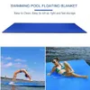 Floating Water Pad Mat Tear-resistent 2-lagers XPE Roll-Up Island för Pool Lake Ocean Swimming Flatable Floats Tubes2515