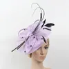 Stingy Brim Hats Hat Women Feather Fascintor Headband Party Ladies Headpiece Oversized P ography Hair Accessories 230718