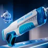 Sand Play Water Fun Automatic Summer Electric Toy Gun Induction Absorber High tech Explosion Beach Outdoor Battle Gift 230718