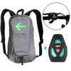 Ciclismo Camisas Tops Ciclismo MTB Bolsa Seguridad LED Luz de señal de giro Control remoto inalámbrico Bicicleta Noche Montar Correr Camping Advertencia Mochilas 230718