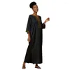 Maillots de bain pour femmes grande taille caftan noir robe de plage pour les femmes col en V brodé Bikini couvrir à manches courtes décontracté Resort porter africain