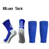 Sportsokken Een set Antislip voetbalsokken Volwassenen Sporthanddoek Bodem Elasticiteit Voetbal Scheenbeschermers Legging Cover Protection Gear Grip Sock 230719