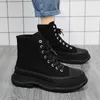 Сапоги Black Warrior High Top Shoes Menship Высота 2023 года.