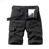 Mäns shorts 2022 NYHETSMENS SOMMER LOOKA SAMEL SIX-POINT PANTS Bekväma Slim Shorts Overalls mode Trend Multi-Pocket Pants L230719