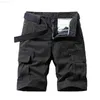 Men's Shorts 2022 New Men's Summer Loose Casual Six-point Pants Comfortable Slim Shorts Overalls Fashion Trend Multi-pocket Pants L230719