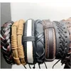 20 Stücke Viel Vintage Herren Echtes Leder Surfer Armband Manschette Armband Modeschmuck Geschenk Mixed Style Armband Bvh4H251v