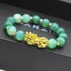 24 Styles Feng Shui Obsidienne Pierre Perles Bracelet Hommes Femmes Unisexe Bracelet Or Noir Pixiu Richesse Bonne Chance Femmes Bracelet241P