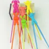 100 pairs Children Kid Beginner Easy Fun Learning Training Helper Bunny Rabbit Rubber Plastic Chopsticks LX5170280T